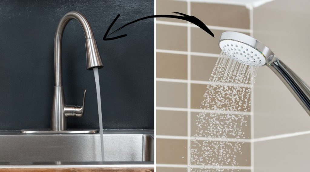 שינוי בלחץ המים בזמן פתיחת הברז במקלחת ובמטבח עלולים להעיד על נזילת מים סמויה