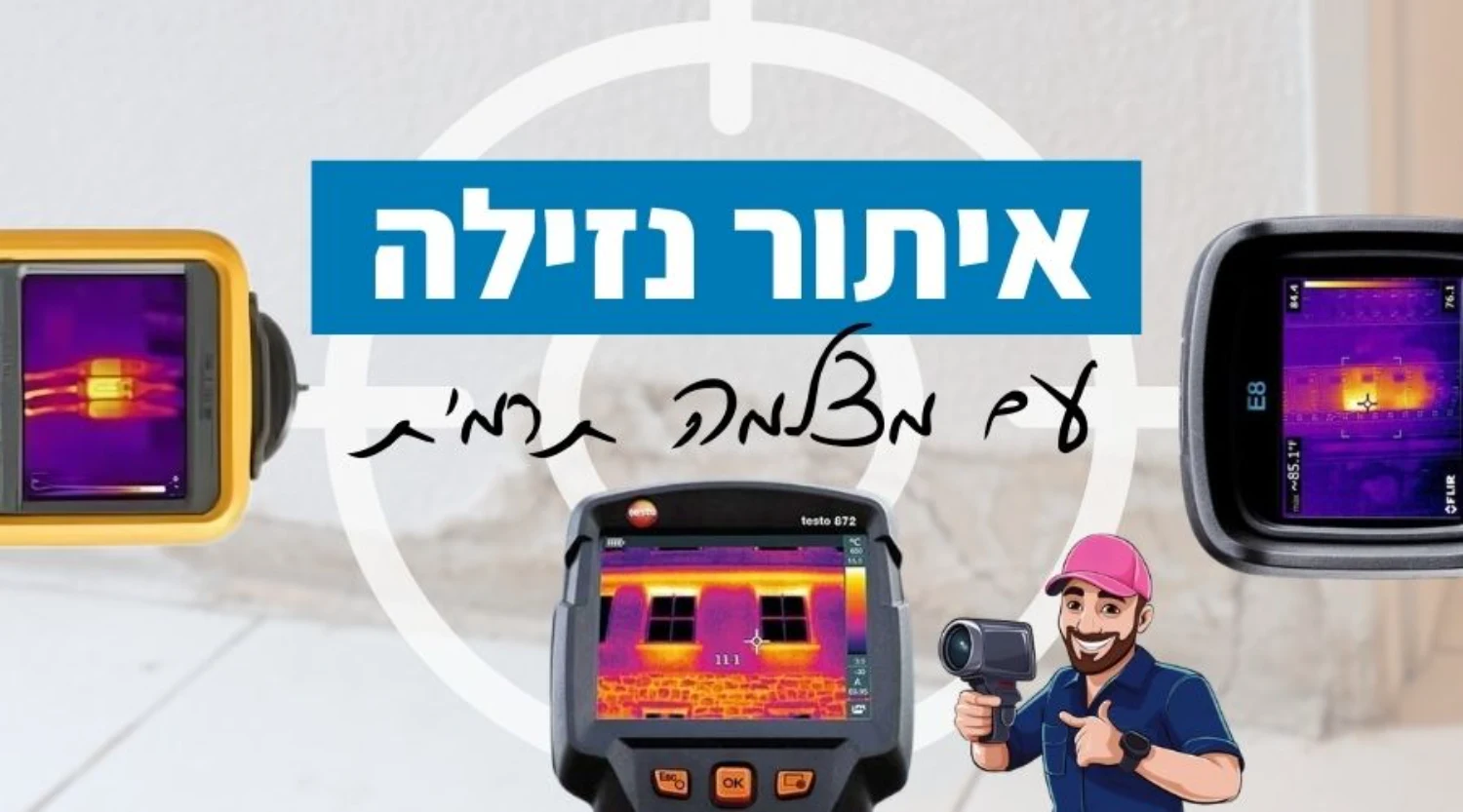 איתור נזילה עם מצלמה תרמית (1)